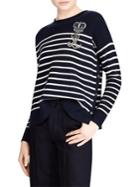 Polo Ralph Lauren Embellished Striped Sweater