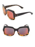 Dax Gabler 51mm Two-tone Square Sunglasses