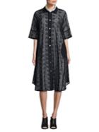 Nocturne 22 Embroidered Shirtdress