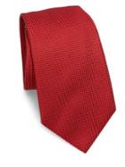 Armani Collezioni Micro Dotted Silk Blend Tie