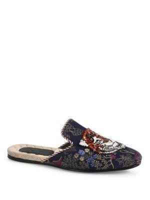 Gucci Donald Duck Jacquard Evening Slippers