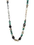 Alexis Bittar Crystal-encrusted Mixed Stone Necklace