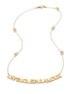 Gucci L'aveugle Par Amour 18k Yellow Gold Necklace