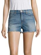 Hudson Soko High-rise Cut-off Denim Shorts