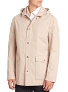 Brunello Cucinelli Solid Hooded Jacket