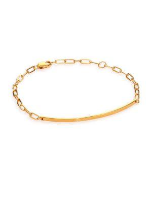 Jennifer Zeuner Jewelry Aviva Bar Chain Bracelet
