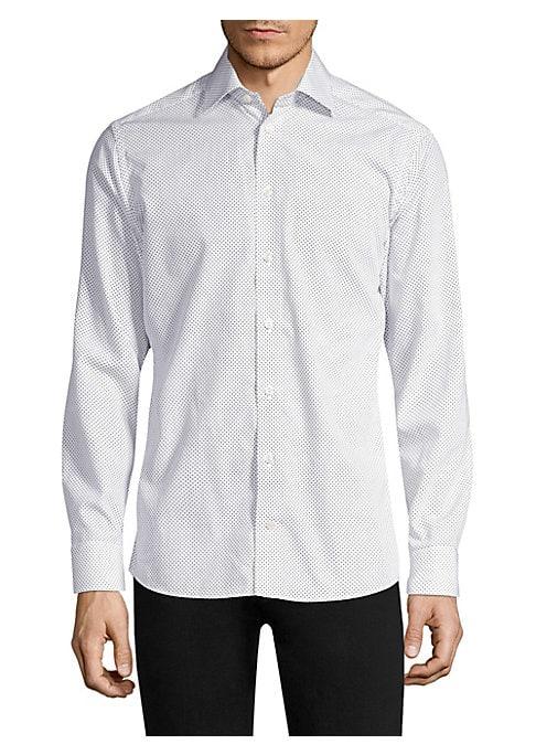 Eton Slim-fit Dot Dress Shirt
