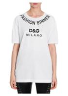 Dolce & Gabbana Dg Logo Cotton T-shirt