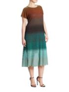 Marina Rinaldi, Plus Size Giove Bicolor Knit Dress