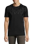 Versace Collection Flocked Baroque Cotton T-shirt