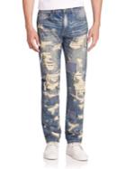 Mostly Heard Rarely Seen Distressed Enzo Jeans