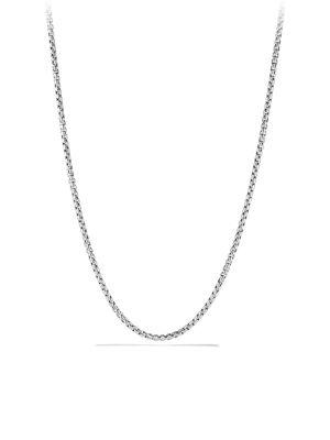 David Yurman Small Box Chain Necklace/36