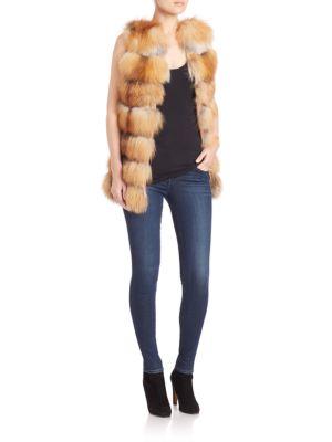 Glamourpuss Fox Fur Vest