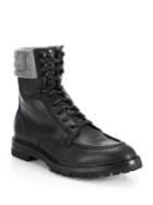 Cole Haan Judson Leather Tall Lace-up Boots