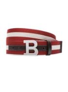 Bally B Buckle Woven Belt
