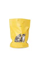 Balenciaga Cats Plastic Bag Leather Shopper