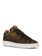 Coach Camouflage Suede Low-top Sneakers