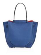 Tod's Capitano Wave Small Pebbled Leather Tote