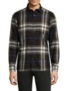 Burberry Salwick Brushed Flannel Button-down Shirt