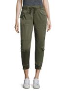 Hudson Solid Cropped Pants