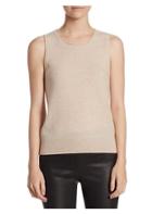 Saks Fifth Avenue Collection Roundneck Cashmere Tank Top
