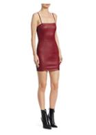 T By Alexander Wang Leather Cami Mini Dress