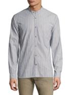 John Varvatos Star Usa Striped Cotton Shirt
