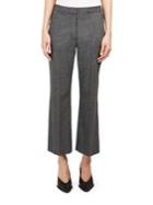 Stella Mccartney Eden Cashmere Cropped Flare Trousers