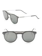 Dior Homme 99mm Round Techno Sunglasses
