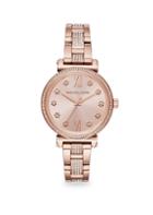 Michael Kors Mini Sofie Rose-goldtone Bracelet Watch