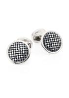 Saks Fifth Avenue Collection Check Cuff Links