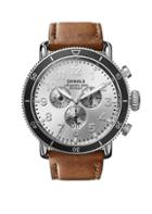 Shinola Runwell Sport Chronograph Stainless Steel & Leather-strap Watch