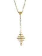Temple St. Clair 18k Gold & Diamond Hive Y-necklace