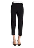 Piazza Sempione Audrey Cropped Wool Pants
