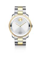Movado Two-tone Stainless Steel Chronograph Bracelet Watch