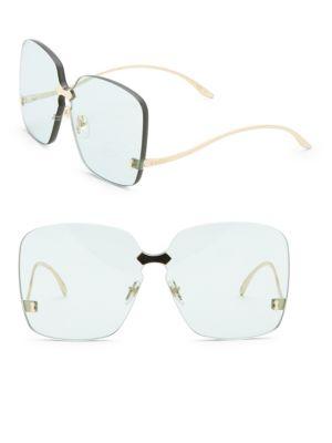 Gucci Fashion Inspired 99mm Square Shield Sunglasses