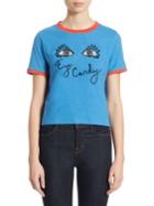 Alice + Olivia Cindy Cropped Cotton Tee