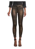L'agence Margot High-rise Metallic Ankle Skinny Jeans