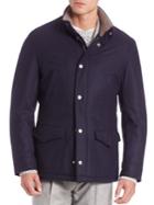 Brunello Cucinelli Thermore Snap-front Hooded Jacket
