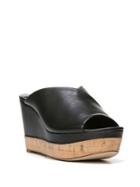 Diane Von Furstenberg Manila Leather Wedge Sandals