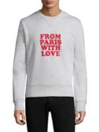 Ami From Paris With Love Cotton Sweatshirt