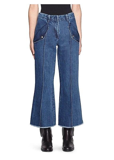 Acne Studios Cropped Flare Jeans