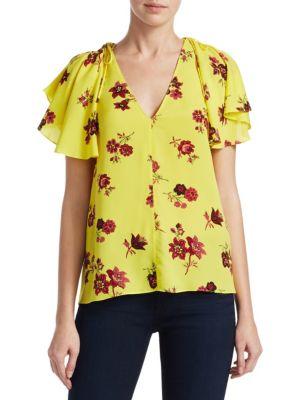 A.l.c. Clara Floral Silk Blouse