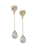 Shana Gulati Harper Labradorite, Diamond & 18k Yellow Goldplated Drop Earrings