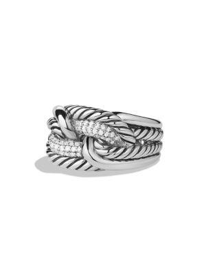 David Yurman Labyrinth Ring With Diamonds