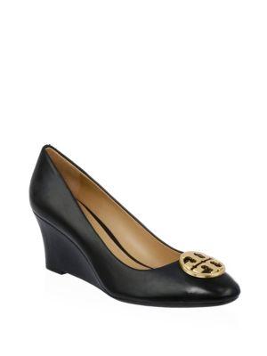 Tory Burch Chelsea Leather Wedge Pumps