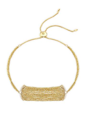 Celara 14k Yellow Gold Multi-chain Bolo Bracelet