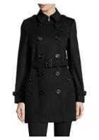 Burberry Kensington Wool & Cashmere Double-breasted Trench Coat