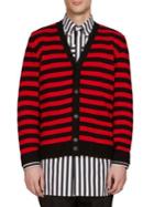 Givenchy Stripe Wool Cardigan