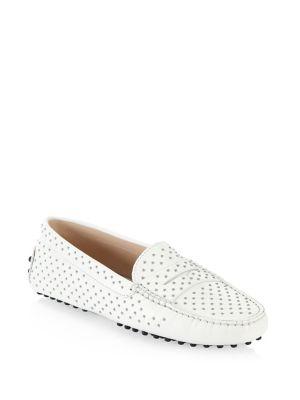 Tod's Gommini Micro Studded Driving Loafers